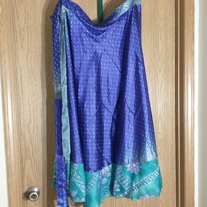 Sari Wrap skirt Reversible